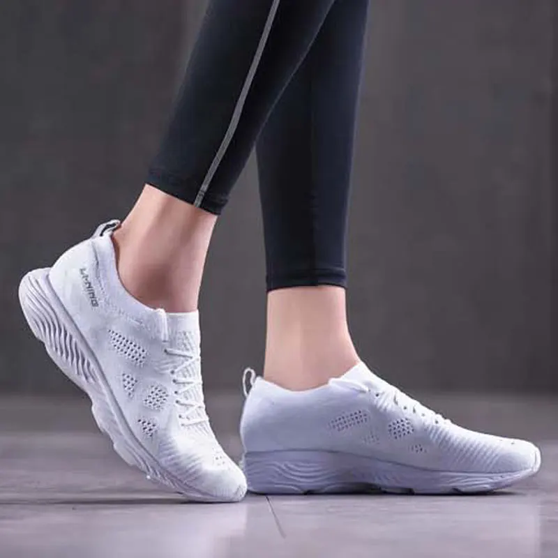 Женские беговые кроссовки Li Ning LN CLOUD III 2018 носимая моно трикотажная подушка для