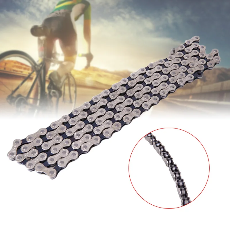 Горячая MTB горный велосипед шоссейный велосипед 8 скоростная цепь высокое качество прочная велосипедная цепь