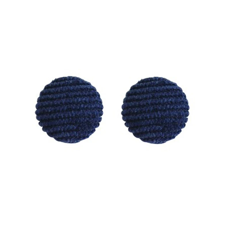 

Winter new cotton texture earrings Korean simple geometric star earrings 12 fashion jewelry wholesale gifts