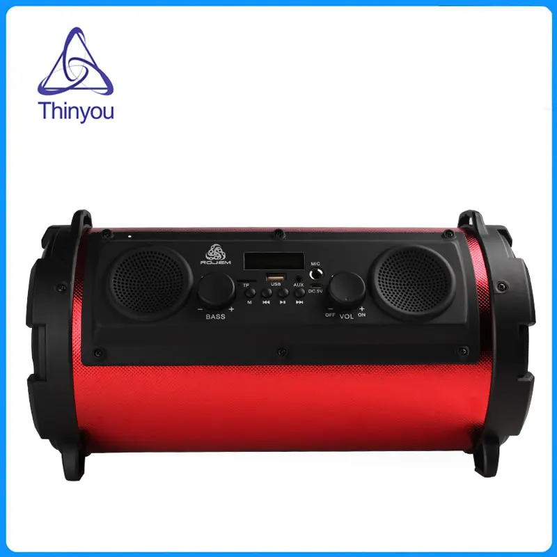 

Thinyou Outdoor portable Wireless Bluetooth speakers 15W Loudspeakers subwoofer multi-function card microphone sound tide