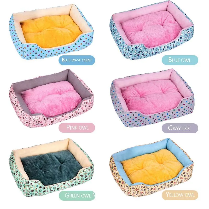 

Dog Bed Pet Soft Warm PP Cotton Cave Cute Detachable Dog Cat Beds Plush Kennel Nest SLC88