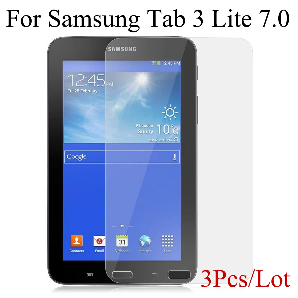 3 шт. Экран протектор для samsung Galaxy Tab 3 Lite 7,0 закаленное Стекло для samsung Tab3 Lite T110 T111 T116 закаленное протектор