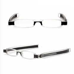 Модернизированные 360 градусов вращения очки для чтения Ультрапортативные Мини тонкие складные очки для очков для пожилых мужчин и женщин