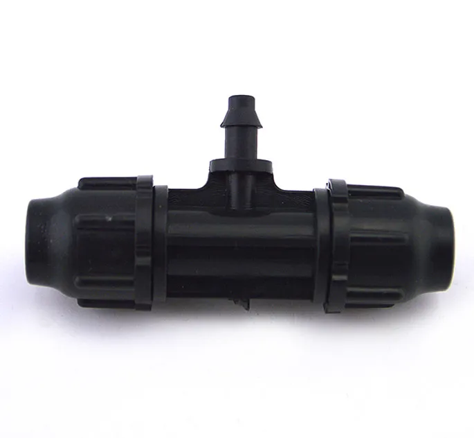 10pcs pack 3/8'' into 4/7'' irrigation hose connector 3 way connector