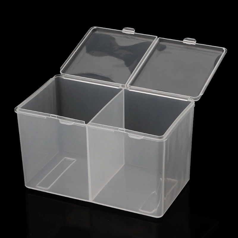 

Remover Paper Makeup Cotton Pad Storage Box Rhinestone Nail Art Tools Container