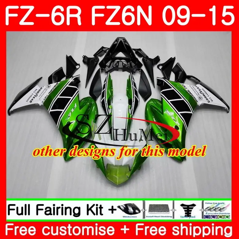Корпус для YAMAHA FZ6N FZ6 FZ6R Топ розово-белая 09, 10, 11, 12, 13, 14, 15 лет, 75SH18 FZ-6R FZ 6R 2009 2010 2011 2012 2013 обтекатели