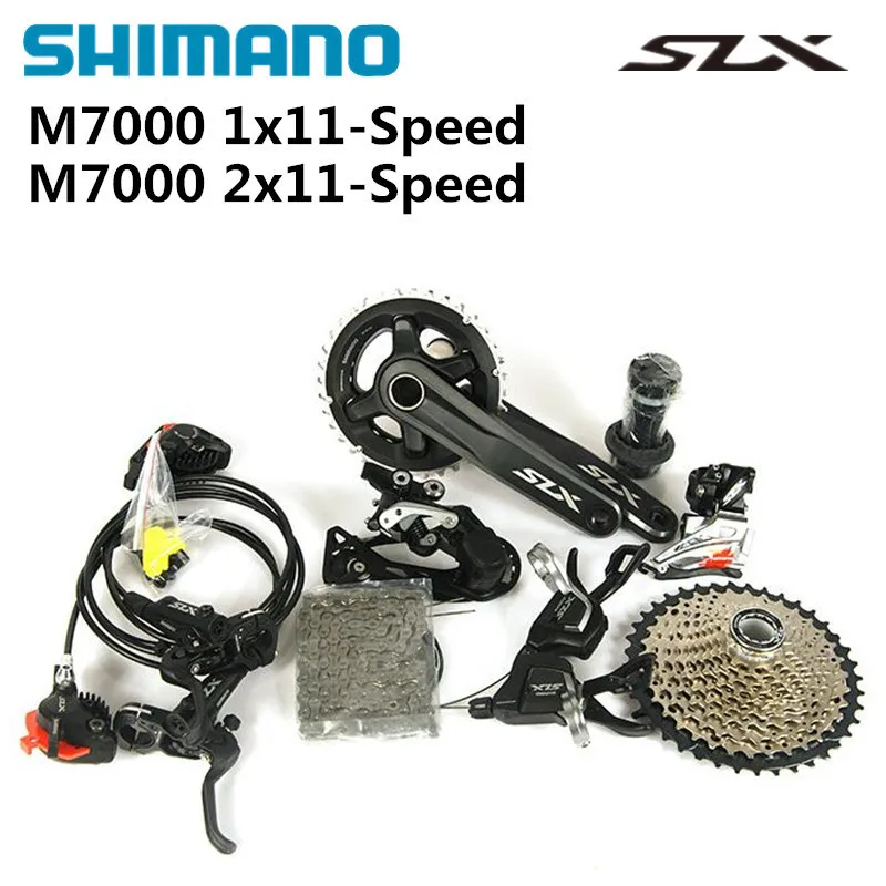 

2016 NEW SHIMANO SLX M7000 1x11S 2x11S 11S 22S Speed Groupset and Hydraulic Disc Brake for MTB Mountain Bike