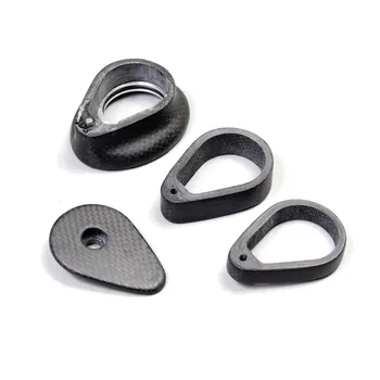 

Bicycle Headset Spacers Cover Set 28.6 Carbon Fiber Washer Bicycle Earphone Kit Bike Headset Correction Span Reapply