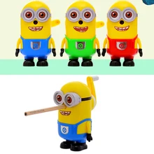 Творческий точилка Пластиковая точилка для карандашей S немного «Миньон» ручной точилка для карандашей S студент канцелярские