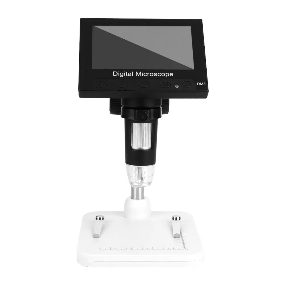 

USB 1000X HD Digital Microscope 4.3 inch screen microscope with stand Portable Electronic HD Video Microscopes Magnifier Camera