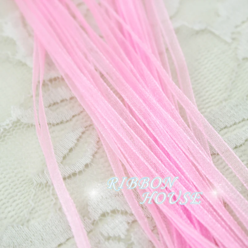 Organza Ribbon 3mm 40 meters/lot Gift Wedding Christmas Decoration Wrapping Lace