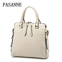 Женская сумка из натуральной кожи PASANNE Роскошные модные женские сумки через плечо кожаные женские большие сумки на плечо