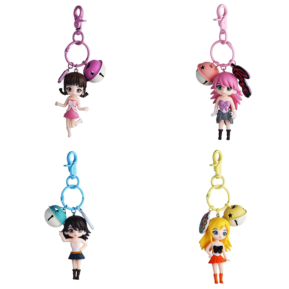 Buy Anime Girl Keychain Plastic Bell Keychain Jewelry