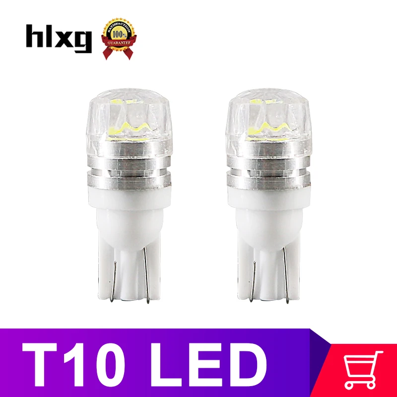 Hlxg 2 шт W5W SMD автомобиль T10 LED 194 168 клиновидная Замена заднего прибора панель лампы