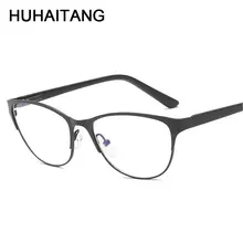 HUHAITANG кошачий глаз очки в оправе для женщин Пресбиопия компьютерные очки для чтения для мужчин роскошный бренд сверхлегкий глаз очки