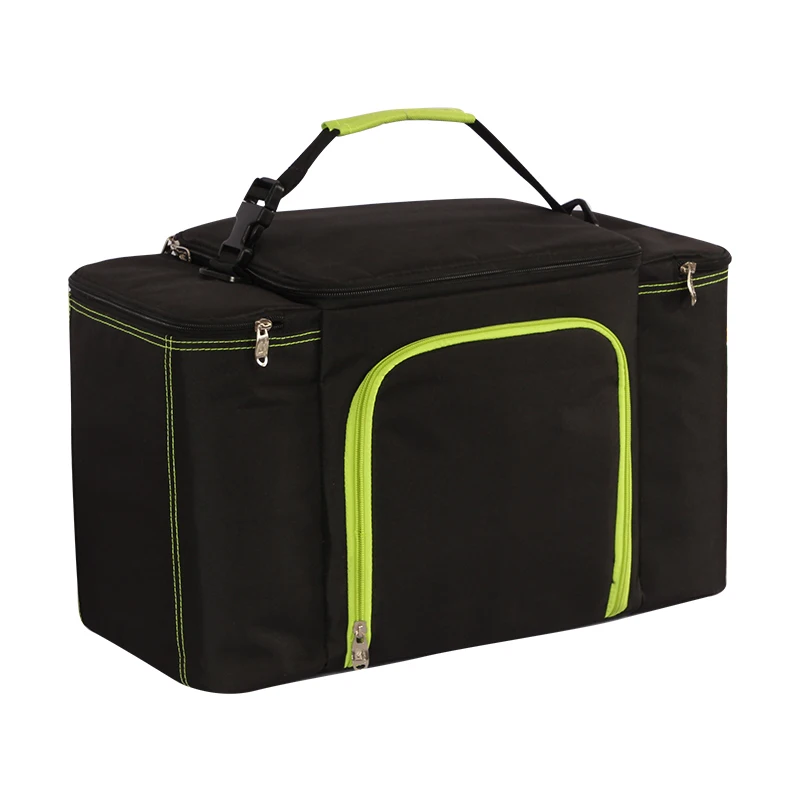 Vehicle Soft Cooler Bags Picnic Packs Three Insulated Compartment Waterproof Tote Insulated Picnic Bags Camping Soft Food bags