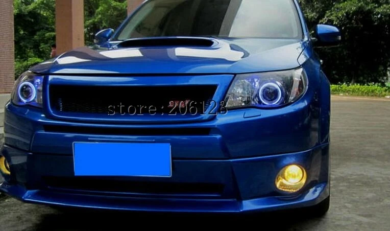 Автомобиль avant гриль решетка cas avec une bande для Subaru Forester 2009-2012 отправить черный