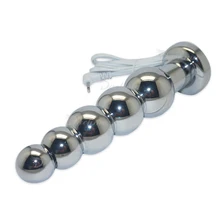 Sex Electric Shock Anal Plug Prostate Stimulation Massagers Electro Metal Butt Plug Medical Themed Toys Fetish
