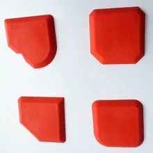 4 шт. в наборе герметик Бадди силиконовый скребок и силиконовый шпатель по OPP мешок, сделанные инструменты по выбору строителей Limited