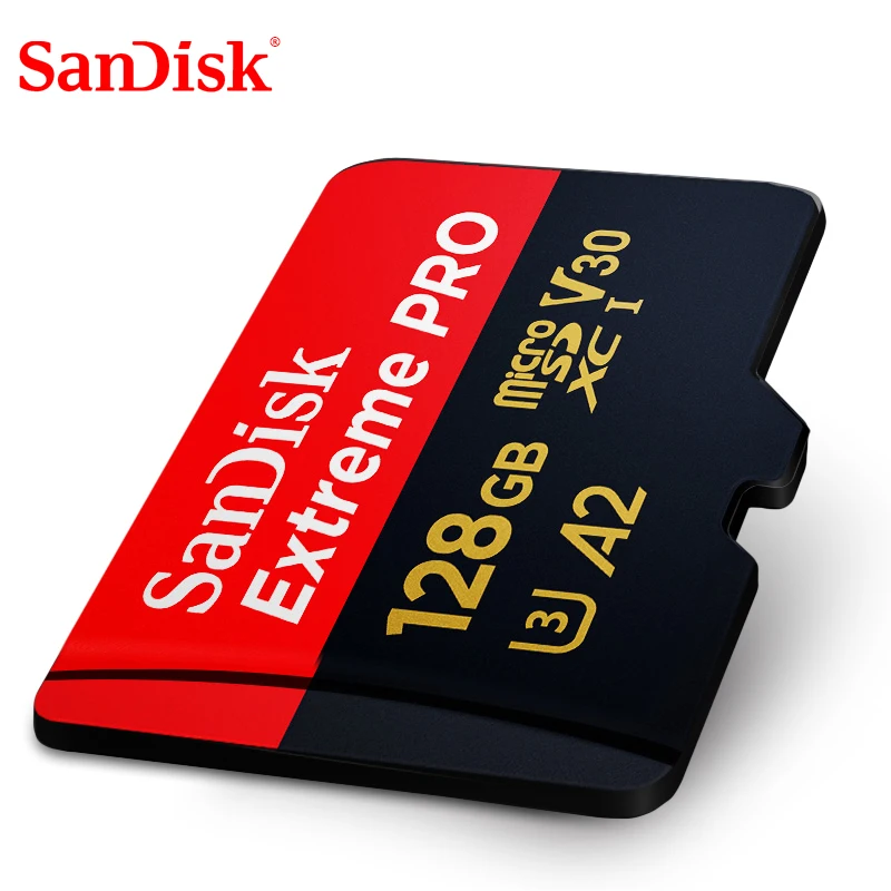 SanDisk Extreme Pro 64 ГБ microSDXC UHS-I карты памяти micro SD Card 128 ГБ microSDHC TF 100 МБ/с. Class10 U3 с адаптером SD