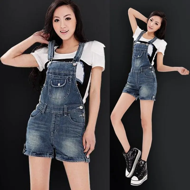 XL L 2016 casual summer ladies light blue denim shorts skinny pants