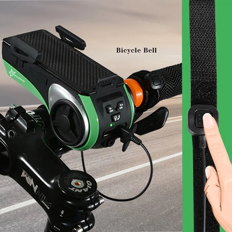 Perfect ROCKBROS Bicycle Flashlight Waterproof Bike Light Phone Holder Bluetooth Audio MP3 Speaker 4400mAh Power Bank Bicycle Ring Bell 2 Perfect ROCKBROS Bicycle Flashlight Waterproof Bike Light Phone Holder Bluetooth Audio MP3 Speaker 4400mAh Power Bank Bicycle Ring Bell 2