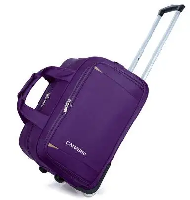 Reisetasche Mit Rollen Aus Oxford Stoff Für Damen Und Herren_voghion.com