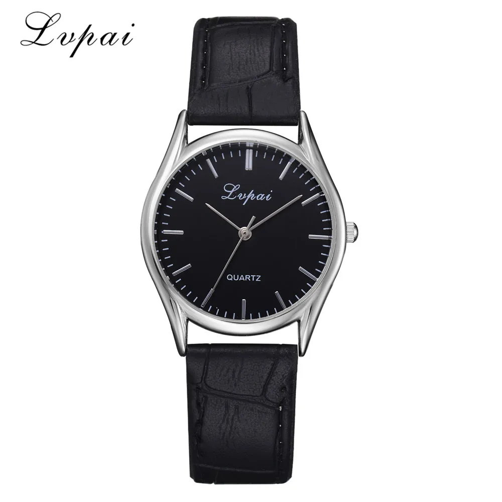1 Pairs Couples Lvpai Leather Band Watch Casual  Quartz Analog Wrist 2018 Fashion Watch For your lover
