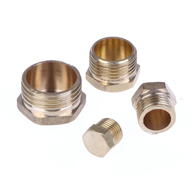 1 шт. Новый латунный 1/8 &quot1/4&quot 3/8 &quot1/2&quot внешний шестигранник Резьбовая