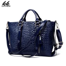 

KAKINSU Women Luxury Handbags Designer High Quality Large Shoulder Crossbody Alligator Bag Bolsos Mujer De Marca Famosa 2017
