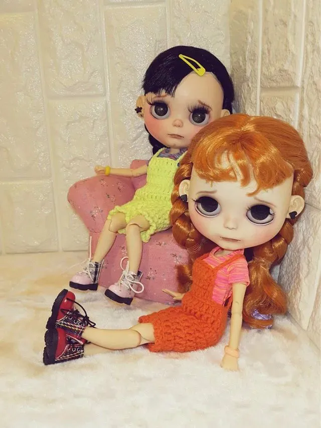 1 пара Модные Ботинки martin для Blyth, Pullip, Azone, Barbies, Lati, 1/8 bjd, OB, Dal, Licca аксессуары для кукол игрушки