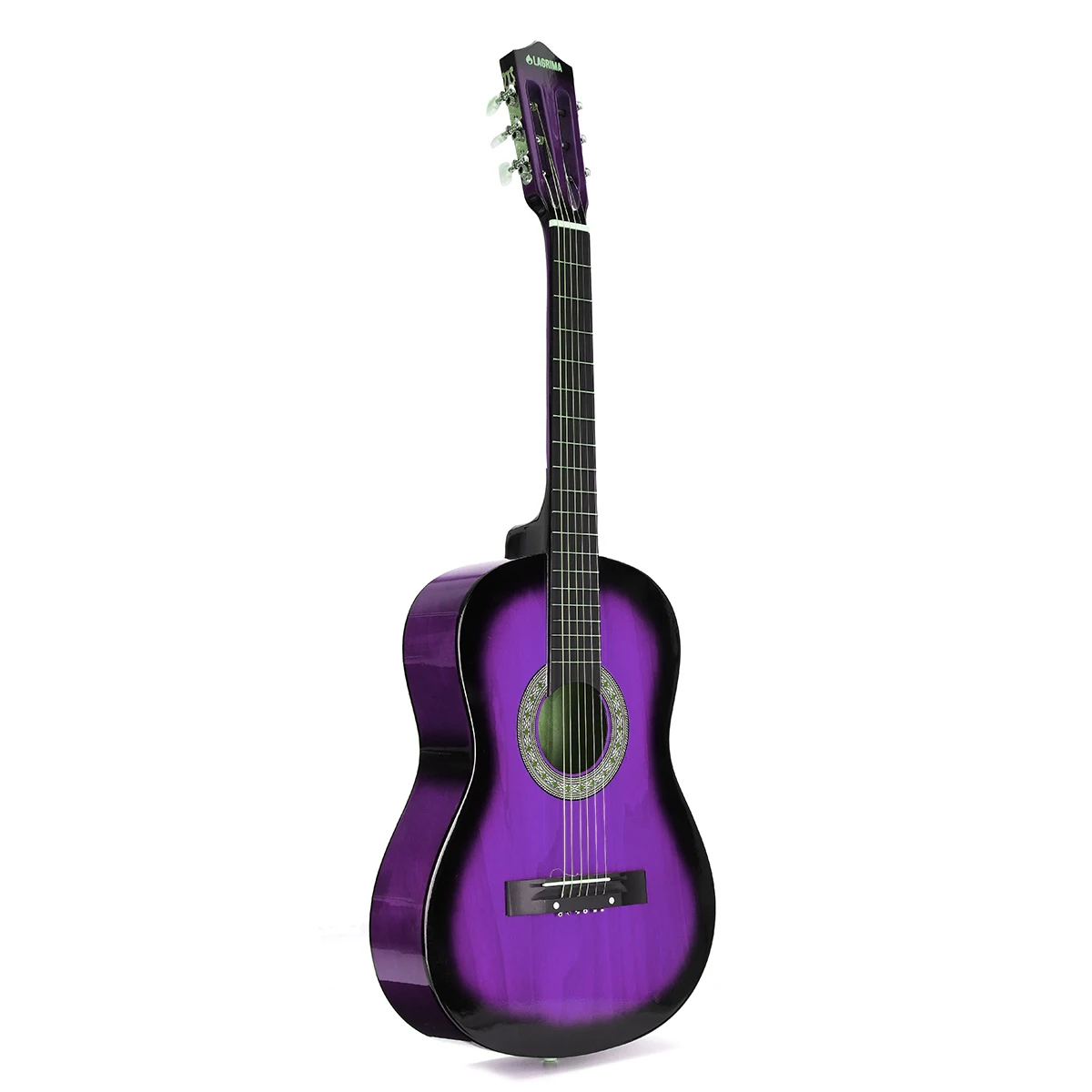 3" Начинающих Акустическая гитара с гитарой чехол, ремешок, тюнер и Палочки Сталь струн гитара Музыкальные инструменты - Цвет: Purple