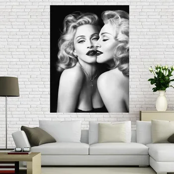 

Novelty Print Your Own Picture On Room Wall Madonna Style Poster Canvas Silk poster 20x30cm 27x40cm 30x45cm