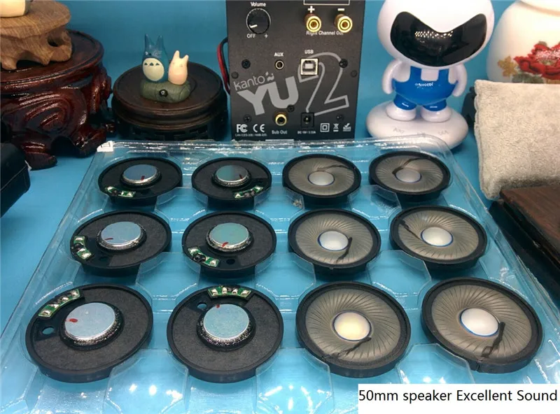 Skup Nowy 50mm głośnik dla majsterkowiczów zestaw słuchawkowy doskonały dźwięk grafen membrana czysty głos dźwięk głęboki bas dźwięk wysoce zalecane