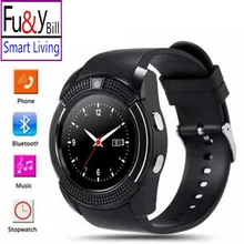 Original Sport Watch Full Screen Smart Watch V8 For Android Match Smartphone Support TF SIM Card