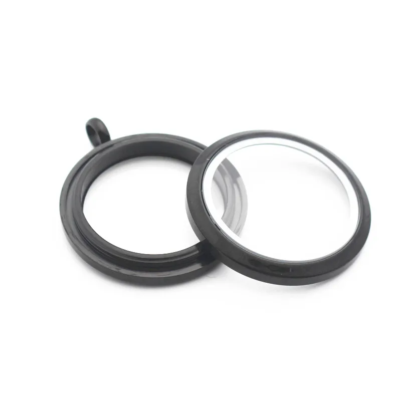 5pcs-lot-25mm-30mm-Round-Black-316L-Stainless-Steel-Glass-Memory-Floating-Locket-Pendant-Women-Necklace