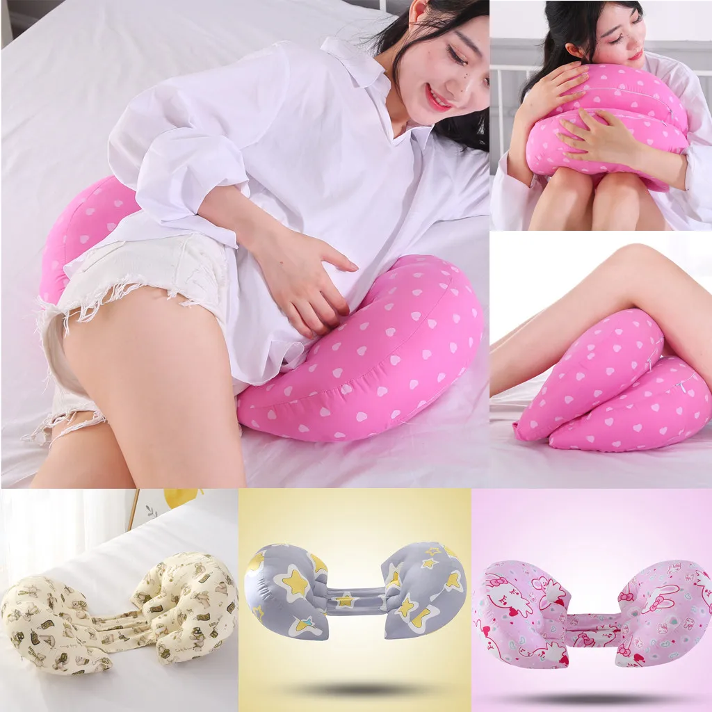 

Multi-function Pregnant Women Pillow U Type Belly Support Side Sleepers Pillow Pregnancy Dot Print Protect Waist Sleep Pillow