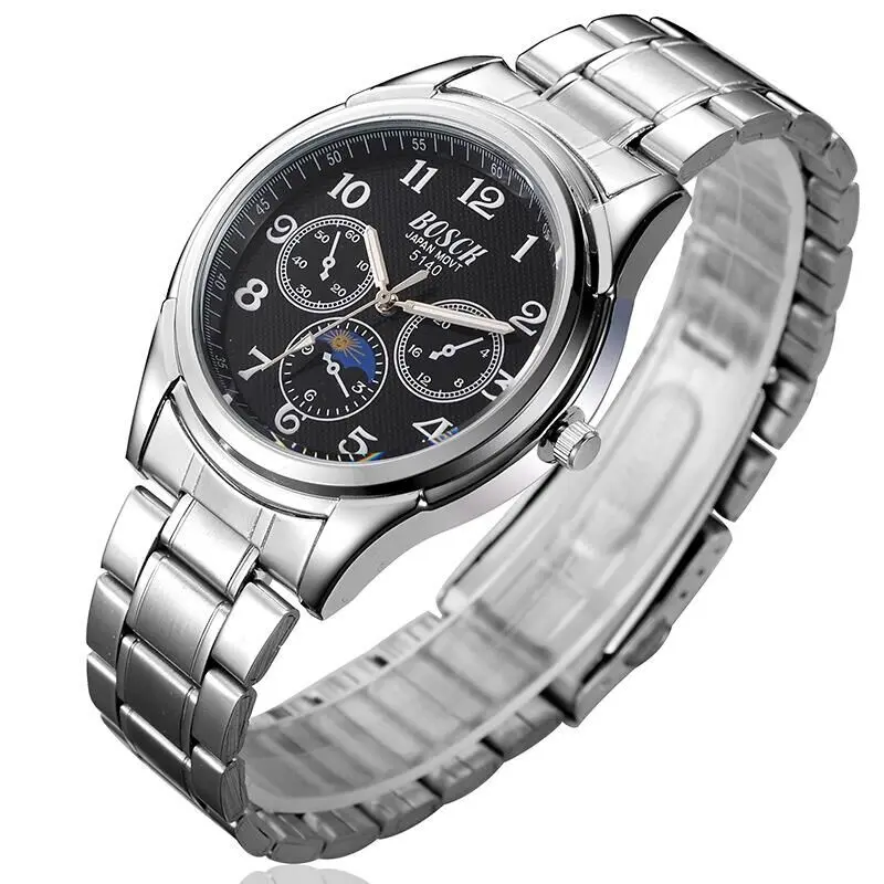 2016 BO 5140 Watch Men Quartz Watch Luxury Brand Full Steel Men s Watch Clock Male