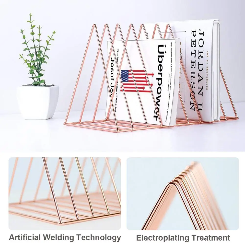 بسيط الحديد الفن الطاولة الثلاثي التخزين رف للمنزل مكتب تنظيم