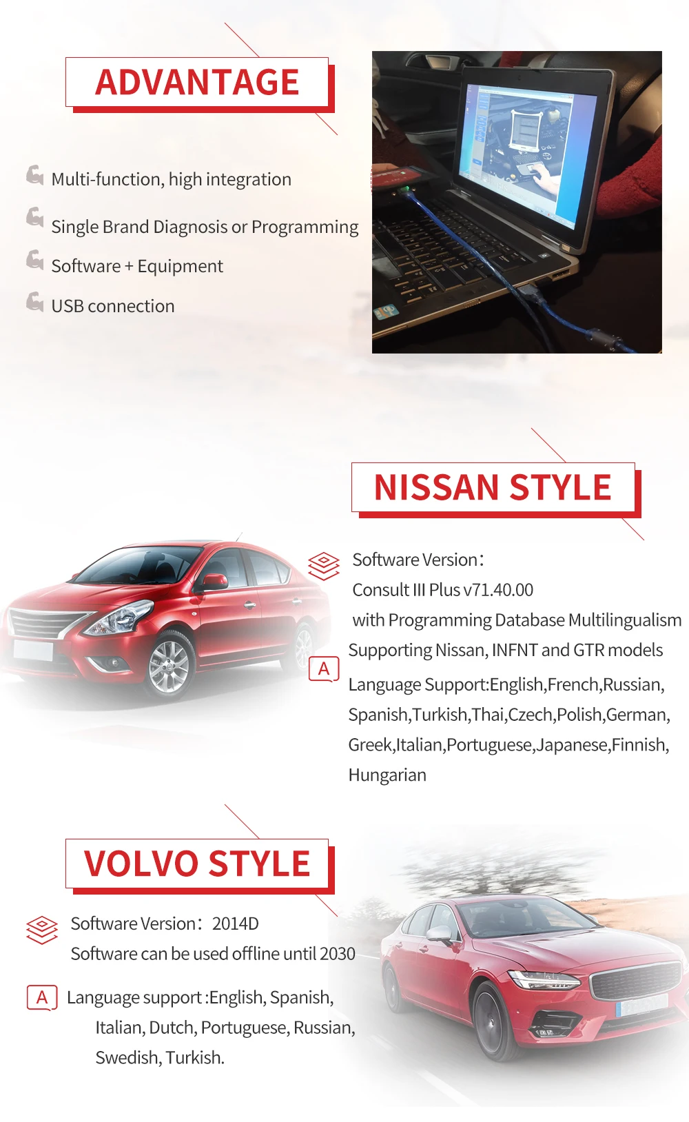 OTC плюс 3 в 1 GTS TIS3 OTC сканер forToyoya IT3 V14.30.023 Global techstream для Toyota OTC Plus Nissan consult volvo dice