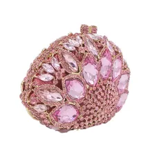 Женский Хрустальный банкетный клатч цвета шампанского Minaudiere сумочка вечерние сумочки со стразами клатчи для свадьбы золотые вечерние алмазный кошелек