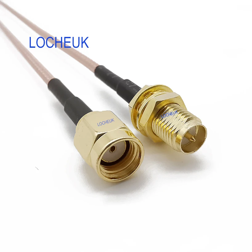 

5cm10cm15cm Low-Loss RP-SMA Male to RP-SMA Female Antenna Connector RG316 Wire Extension RF Coaxial Cable Adapter Jumper Pigtail