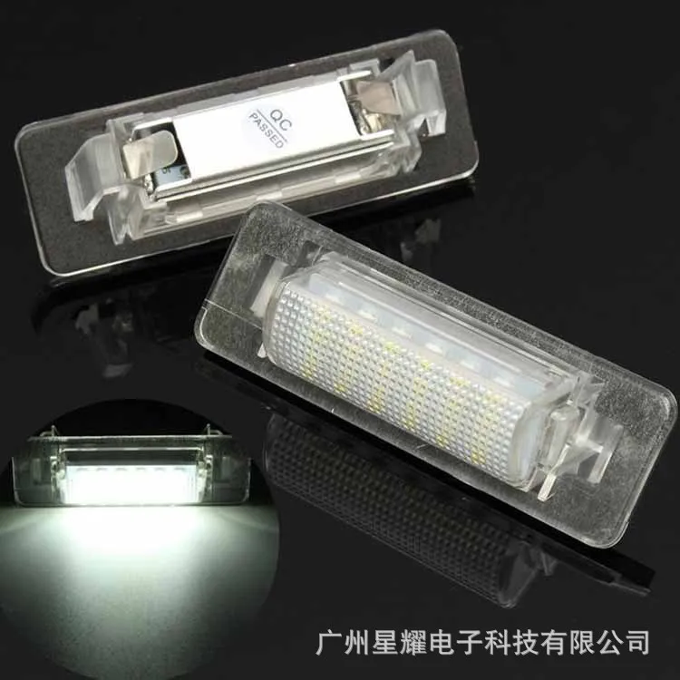 

High Quality License plate lamp for Benz W210 4D Sedan W202 4D Sedan Facelif LEDLED Rear license plate lamp 2pcs