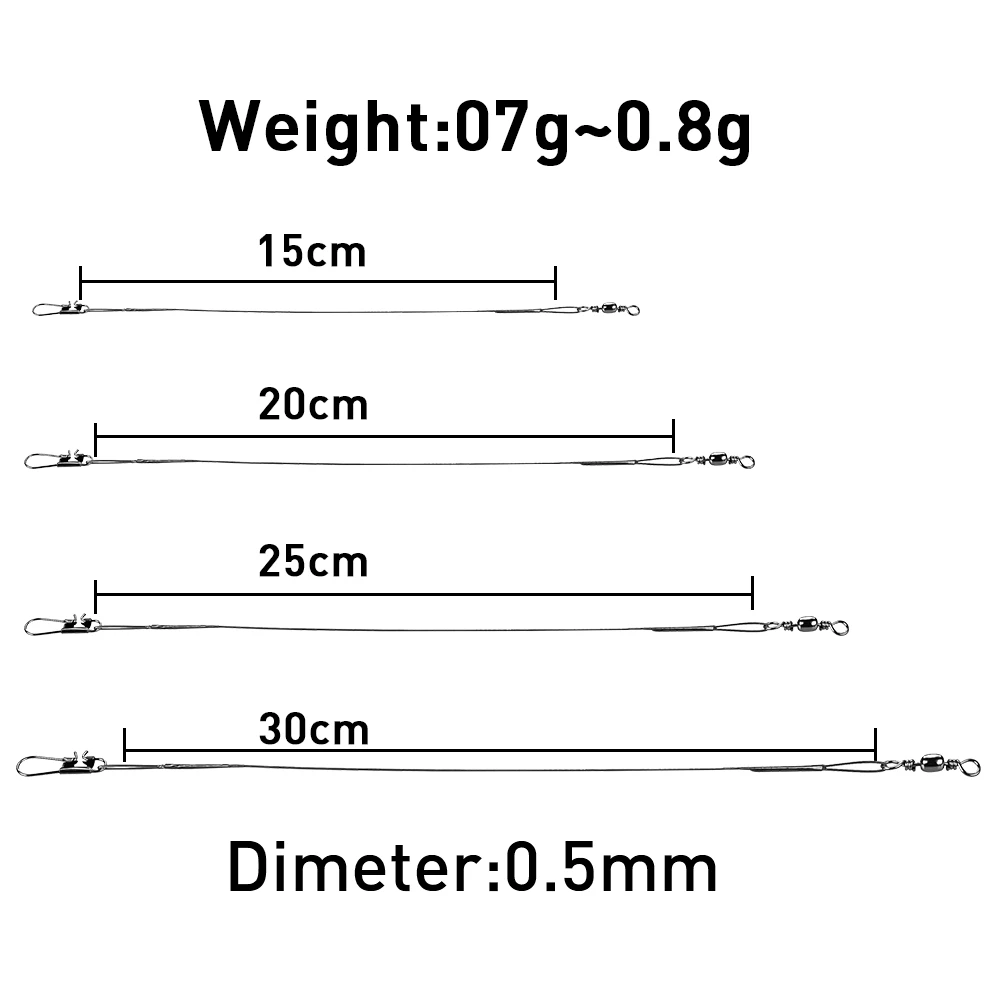 10 шт./лот, анти-укус, стальная рыболовная леска, стальной провод, лидер с поворотом, Olta, рыболовный аксессуар, свинцовый поводок, рыболовный лидер, проволока