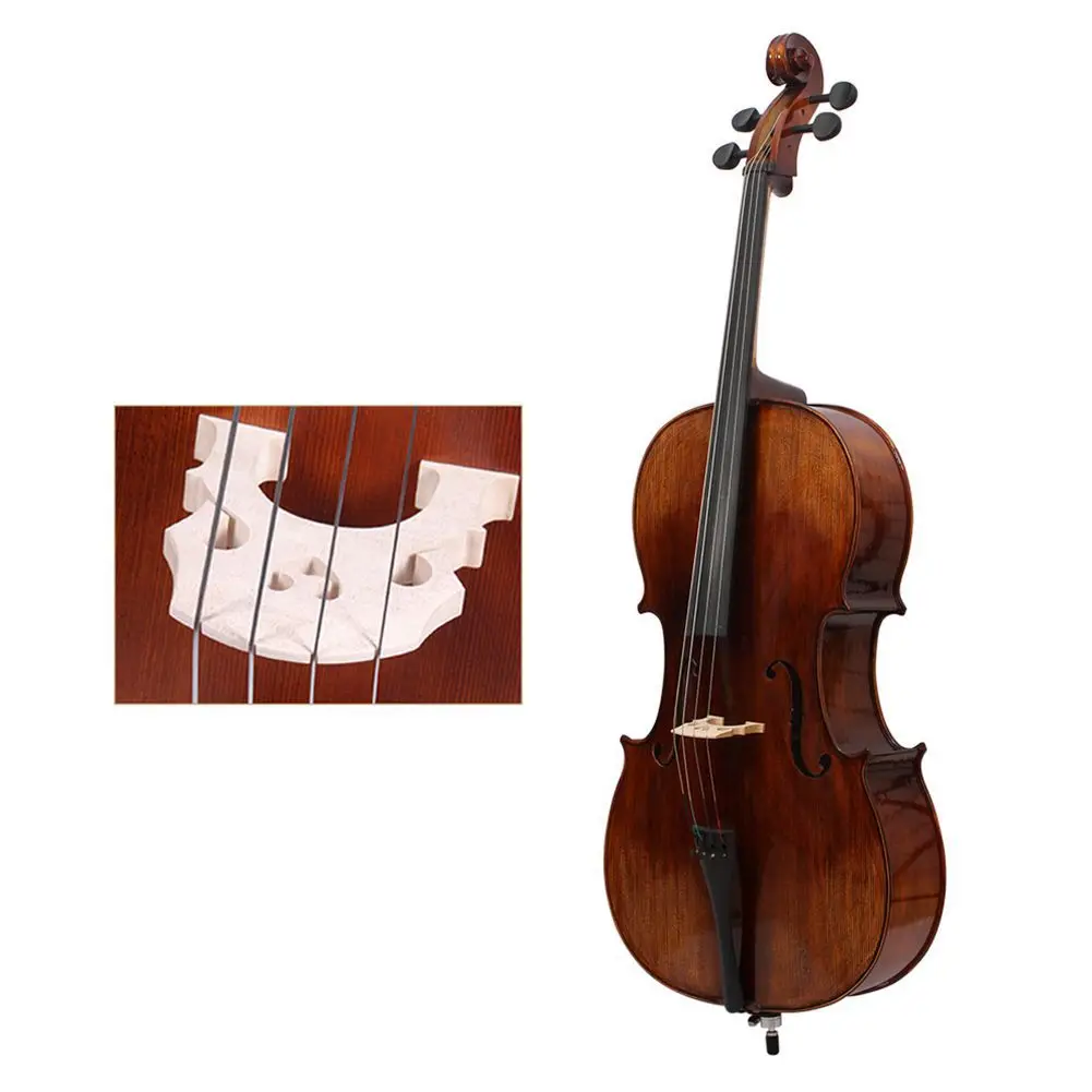 

Professional Cello Bridge for 4/4 Size Cello Exquisite Maple Material