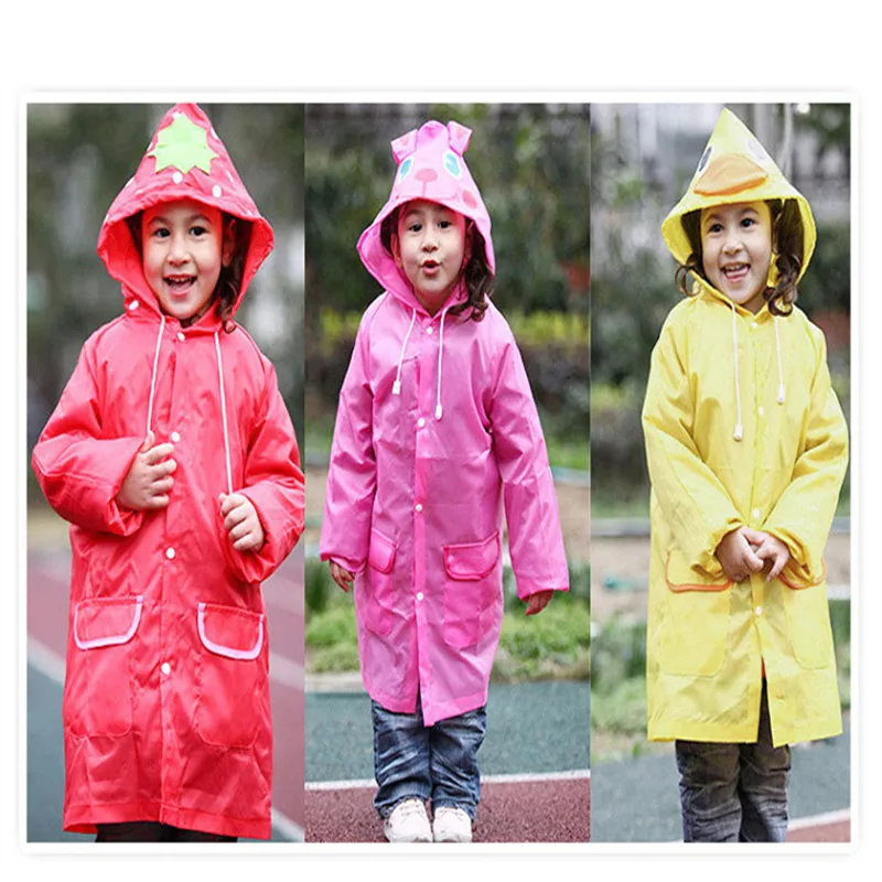 Новинка; милое водонепроницаемое Детское пальто-дождевик в виде животных; плащ для детей; дождевик