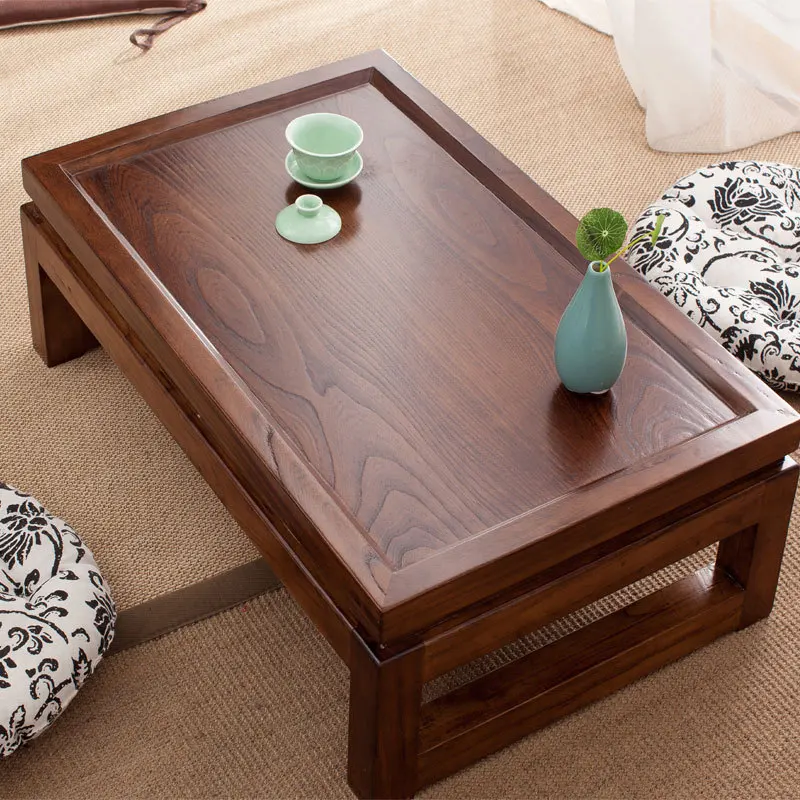 Japanese Tatami Floor Coffee Tables Tea Tables Home Living Room Furniture Wood Window Table Indoor Japan Chess Desk