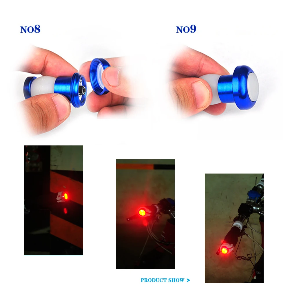 Велосипедный руль указателя поворота фары для езды ночью безопасность предупреждающий регулируемый светодиодный светильник s ультра-светильник из алюминиевого сплава