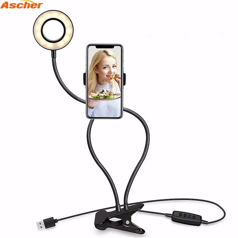 Аксессуары для фотостудий селфи кольцо LED свет Youtube Live Stream макияж камера лампа iPhone
