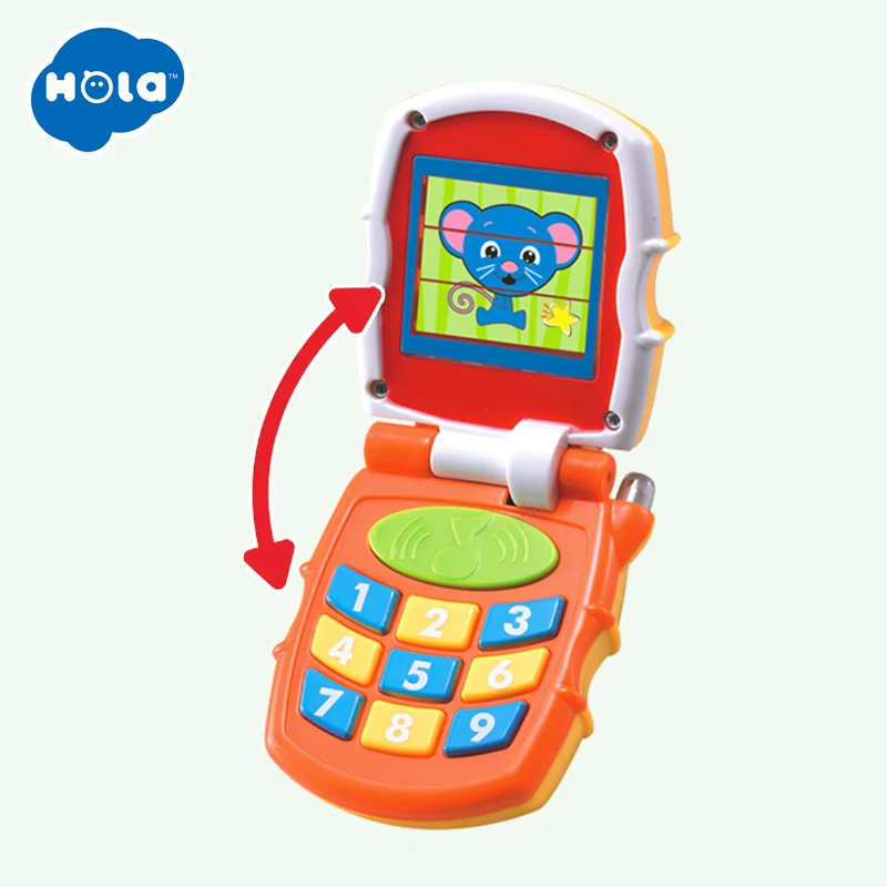 Free Shipping Huile Toys 766 Mobile with Music/Light puzzle learning baby toys